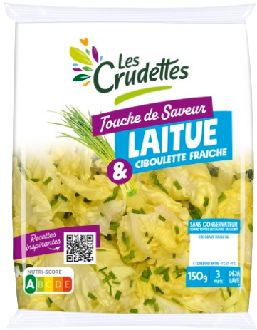 Œufs mimosas, laitue & ciboulette